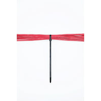 Hyper Tough 8 inch 75lb Cable Ties UV Resistant Black 100 Count EasyOptionXY LLC