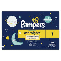 Pampers Swaddlers Overnights Diapers Size 3, 66 Count EasyOptionXY LLC