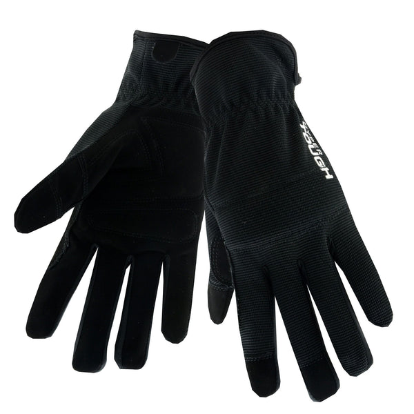 Hyper Tough Synthetic Leather Work Gloves with Knuckle Protection, 1 Pair, Size Medium Various Color EasyOptionXY LLC