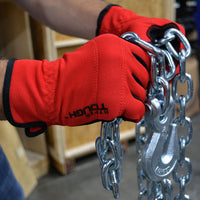 Hyper Tough Synthetic Leather Work Gloves with Knuckle Protection, 1 Pair, Size Medium Various Color EasyOptionXY LLC