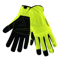 Hyper Tough Synthetic Leather Work Gloves with Knuckle Protection, 1 Pair, Size Medium Various Color EasyOptionXY LLC