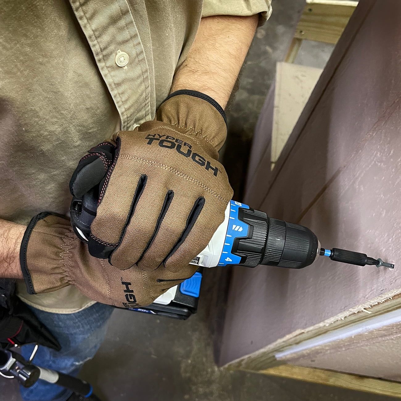 Hyper Tough Utility Work Gloves, Duck Canvas - Extra Large, HT88983-23 EasyOptionXY LLC