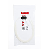 Hyper Tough 36inch Cable Tie Natural 5Pcs EasyOptionXY LLC