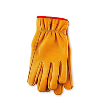 Hyper Tough Water Resistant Men's Cowhide Leather Work Gloves, Brown EasyOptionXY LLC