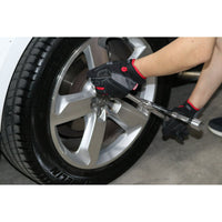 Hyper Tough High Performance Black Synthetic Leather Mechanic Gloves, Men's Medium, 1pair EasyOptionXY LLC