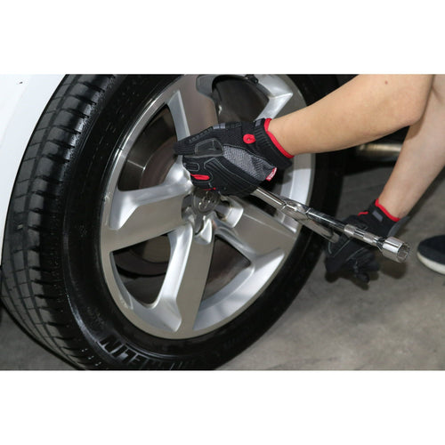 Hyper Tough High Performance Black Synthetic Leather Mechanic Gloves, Men's Medium, 1pair EasyOptionXY LLC