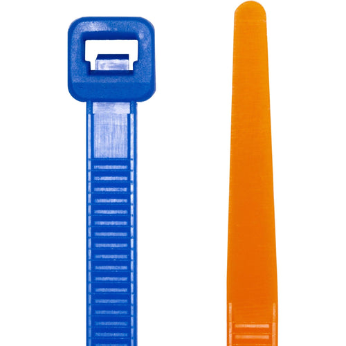 Hyper Tough 4in. Assorted Color Zip Ties 100 Pack, 18lb. Tensile Strength, Nylon Mount Cable Ties, Resealable Bag, 38100 EasyOptionXY LLC