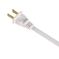 Hyper Tough 12FT 16AWG 2 Prong White Indoor Household Extension Cord, 13 amps EasyOptionXY LLC