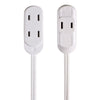 Hyper Tough 12FT 16AWG 2 Prong White Indoor Household Extension Cord, 13 amps EasyOptionXY LLC