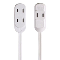 Hyper Tough 12FT 16AWG 2 Prong White Indoor Household Extension Cord, 13 amps EasyOptionXY LLC