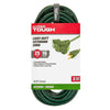 Hyper Tough 25FT 16AWG 3 Prong Green Triple Outlet Outdoor Extension Cord, 13 amps EasyOptionXY LLC