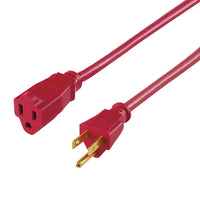 Hyper Tough 50FT 14AWG 3 Prong Red For Indoor and Outdoor Use Extension Cord EasyOptionXY LLC