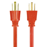 Hyper Tough 25FT 16AWG 3 Prong Orange Single Outlet Outdoor Extension Cord EasyOptionXY LLC