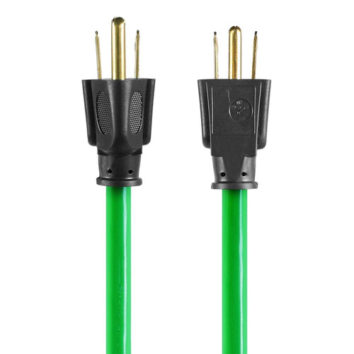 Hyper Tough 25FT 16AWG 3 Prong Hi-Vis Green Single Outlet Outdoor Extension Cord, 13 amps EasyOptionXY LLC