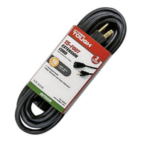 Hyper Tough 15FT 16AWG Black for Outdoor/Indoor Use Single Outlet Extension Cord EasyOptionXY LLC