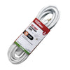 Hyper Tough 15FT 16AWG White for Outdoor/Indoor Use Single Outlet Extension Cord EasyOptionXY LLC