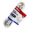 Hyper Tough 6FT 16AWG 2 Prong White Indoor Household Extension Cord EasyOptionXY LLC