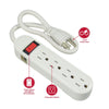 Hyper Tough 3-Piece Power Strip Set Included 4-Outlet Strip and 6 & 3-Outlet Wall Block, White EasyOptionXY LLC