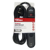 Hyper Tough 4-Outlet 10ft Surge 900-Joule Protection with 2 USB, Black EasyOptionXY LLC
