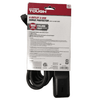 Hyper Tough Indoor 4-Outlet 10ft Surge Protector 900 Joule Protection with 2 USB Ports, Black EasyOptionXY LLC