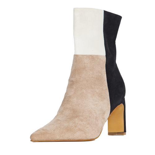 Simone Booties Nude Vaila Shoes