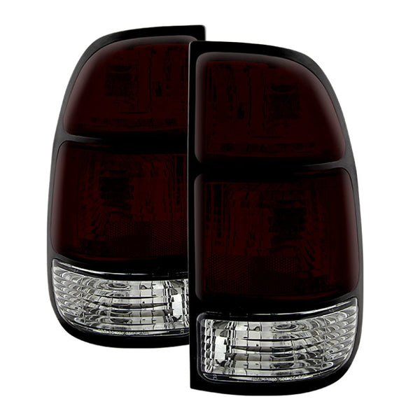 xTune 00-06 Toyota Tundra Acc Cab ONLY OEM Style Tail Lights Dark Red ALT-JH-TTU00-OE-RSM OffRoadUSA.com