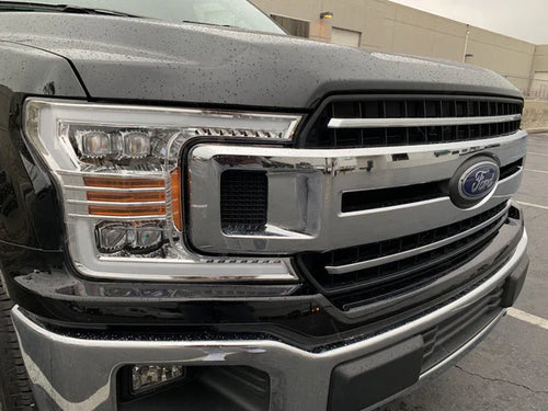 AlphaRex 18-20 Ford F150 NOVA-Series LED Projector Headlights Chrome OffRoadUSA.com