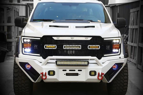 AlphaRex 18-20 Ford F150 NOVA-Series LED Projector Headlights Chrome OffRoadUSA.com