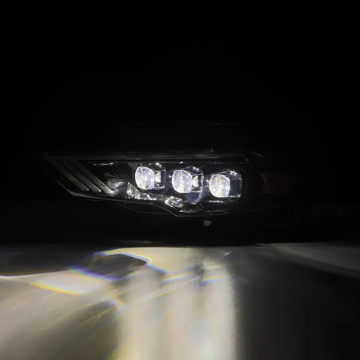 AlphaRex 18-23 Ford Mustang NOVA-Series LED Projector Headlights Black