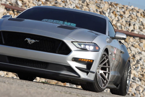 AlphaRex 18-23 Ford Mustang NOVA-Series LED Projector Headlights Black OffRoadUSA.com