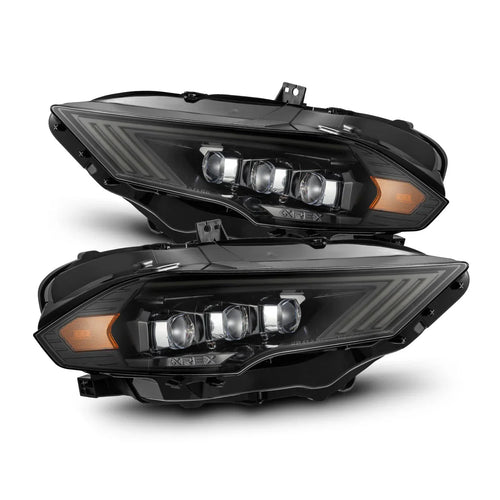 AlphaRex 18-23 Ford Mustang NOVA-Series LED Projector Headlights Alpha-Black OffRoadUSA.com