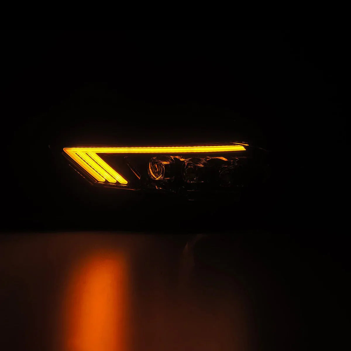 AlphaRex 18-23 Ford Mustang NOVA-Series LED Projector Headlights Black