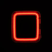 AlphaRex 18-23 Jeep Wrangler JL NOVA Prismatic LED Taillights Alpha-Black OffRoadUSA.com