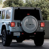 AlphaRex 18-23 Jeep Wrangler JL NOVA Prismatic LED Taillights Alpha-Black OffRoadUSA.com