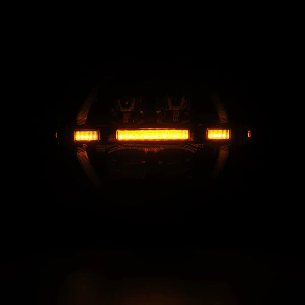AlphaRex 18-25 Jeep Wrangler JL/Gladiator JT NOVA-Series LED Projector Headlights Alpha-Black