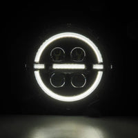 AlphaRex 18-25 Jeep Wrangler JL/Gladiator JT NOVA-Series LED Projector Headlights Alpha-Black OffRoadUSA.com