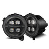 AlphaRex 18-25 Jeep Wrangler JL/Gladiator JT NOVA-Series LED Projector Headlights Alpha-Black OffRoadUSA.com