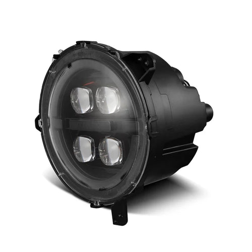 AlphaRex 18-25 Jeep Wrangler JL/Gladiator JT NOVA-Series LED Projector Headlights Alpha-Black OffRoadUSA.com