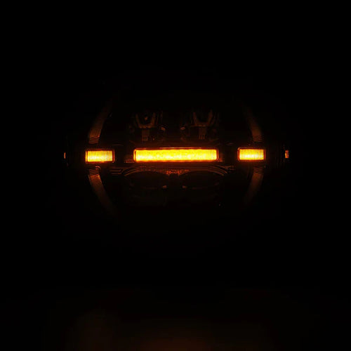 AlphaRex 18-25 Jeep Wrangler JL/Gladiator JT NOVA-Series LED Projector Headlights Black OffRoadUSA.com