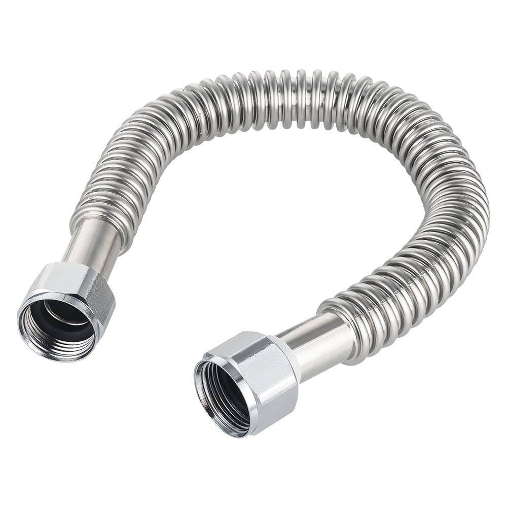 1" FIP x 1" FIP x 18" SS Corrugated Hose