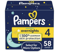 Pampers Swaddlers Overnights Diapers Size 4, 58 Count EasyOptionXY LLC