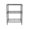 Hyper Tough 3-Tier Multipurpose Wire Shelving Rack, Black Color,750lbs Load Capacity, for Adult EasyOptionXY LLC