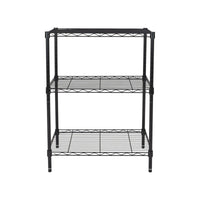 Hyper Tough 3-Tier Multipurpose Wire Shelving Rack, Black Color,750lbs Load Capacity, for Adult EasyOptionXY LLC