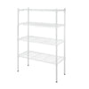 Hyper Tough 4-Tier Wire Shelf Unit, White, Garage Storage, Storage Rack, Adult EasyOptionXY LLC