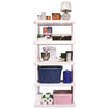 Hyper Tough 74" H x 18" D x 36" W 5 Shelf Plastic Garage Shelves, Storage Shelving, White 750 lbs Capacity EasyOptionXY LLC