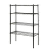 Hyper Tough 4 Tier Wire Shelf Unit, Black, 1400 lb. Capacity EasyOptionXY LLC