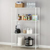 Hyper Tough White Wire Shelf 4-Tier 54"H x 36"W x 14"D, 1400lbs Total Capacity EasyOptionXY LLC
