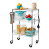Hyper Tough Cart 3-Tier 36" H x 30" W x 16" D, 495lb Total Capacity EasyOptionXY LLC