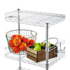 Hyper Tough Cart 3-Tier 36" H x 30" W x 16" D, 495lb Total Capacity EasyOptionXY LLC