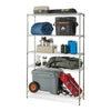 Hyper Tough Chrome Wire Shelf 5-Tier Heavy Duty 72"H x 48"W x 16"D, 3000lb Total Capacity EasyOptionXY LLC